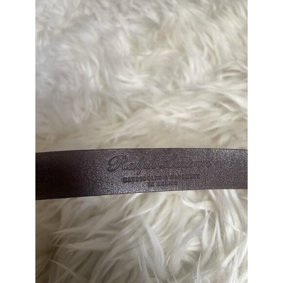 Ralph Lauren Collection Concho Belt S Leather Chain Western Brown Vintage Womens - Picture 3 of 10